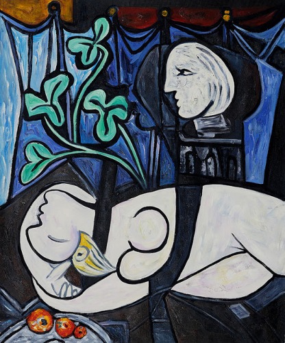 Nude, Green Leaves and Bust – Pablo Picasso